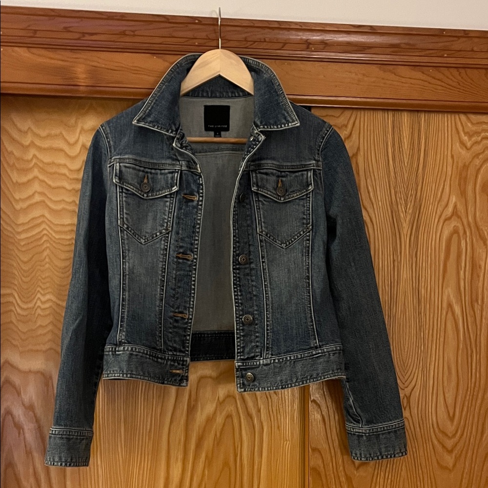 The Limited Dark Blue Jean Jacket